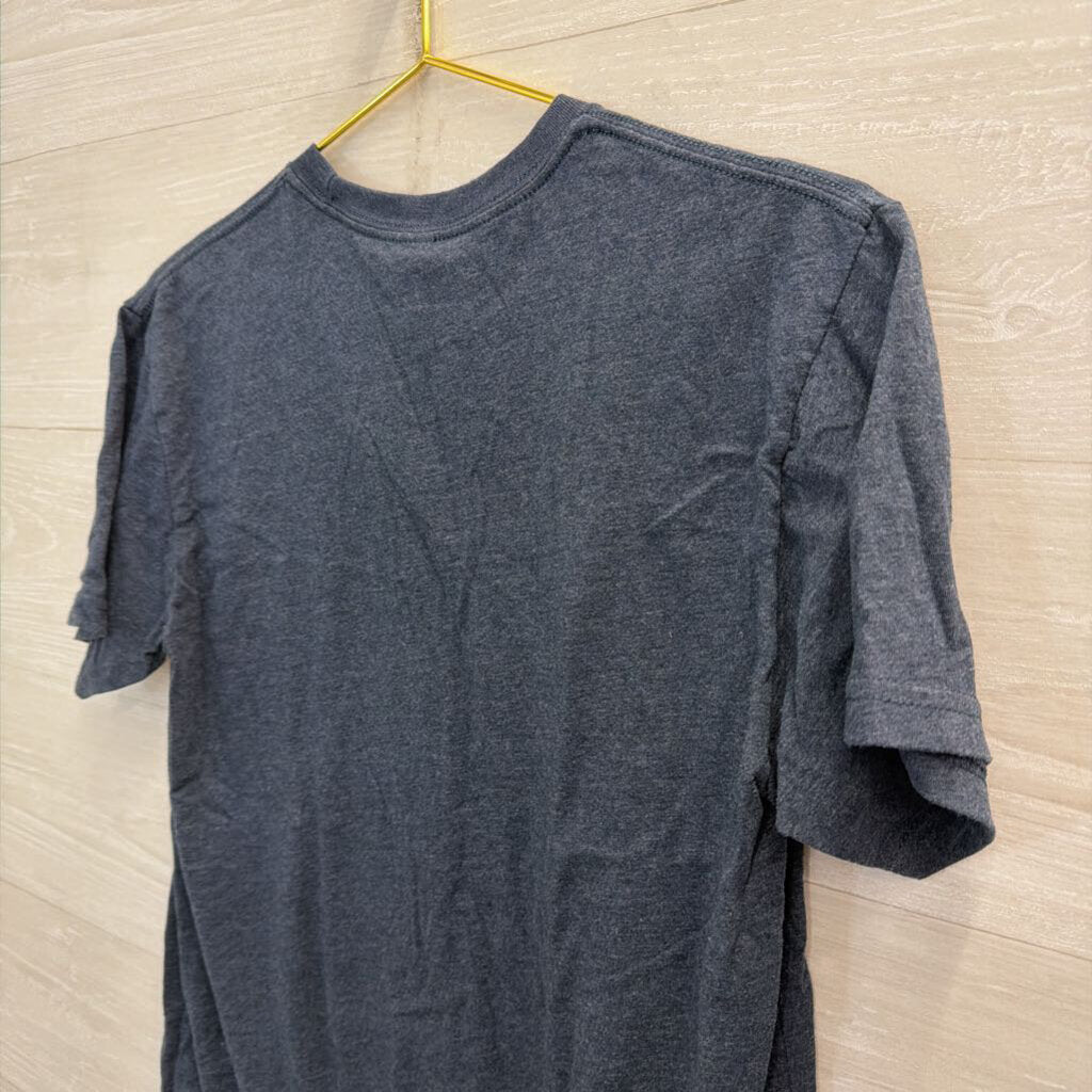 Next Level Apparel Blue Charles Wesley Short Sleeve Graphic Tee Medium