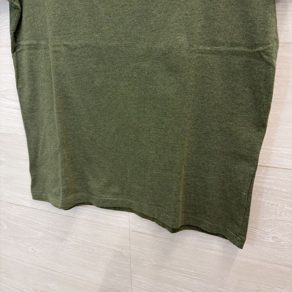 Ralph Lauren Green V Neck Short Sleeve Top Medium