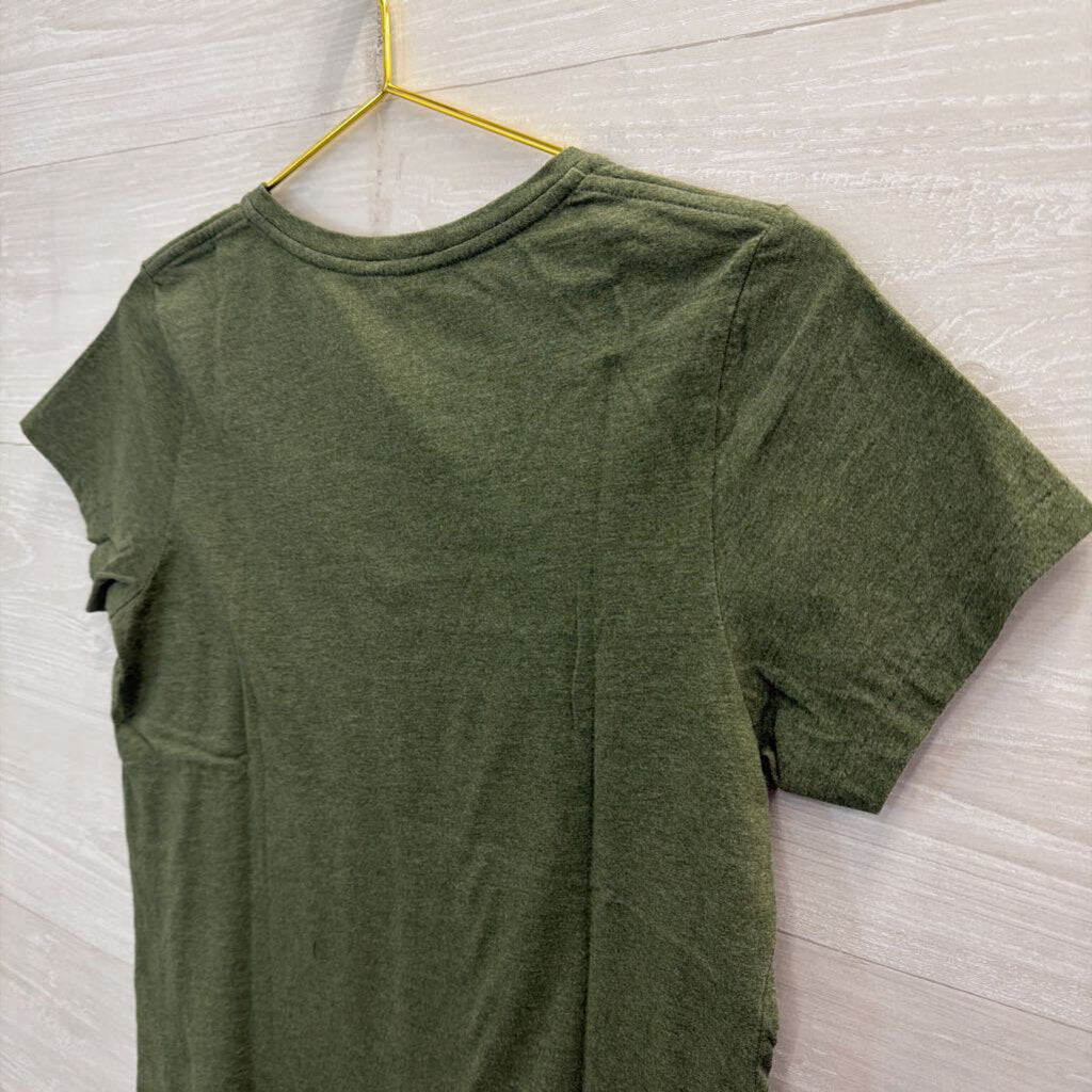 Ralph Lauren Green V Neck Short Sleeve Top Medium