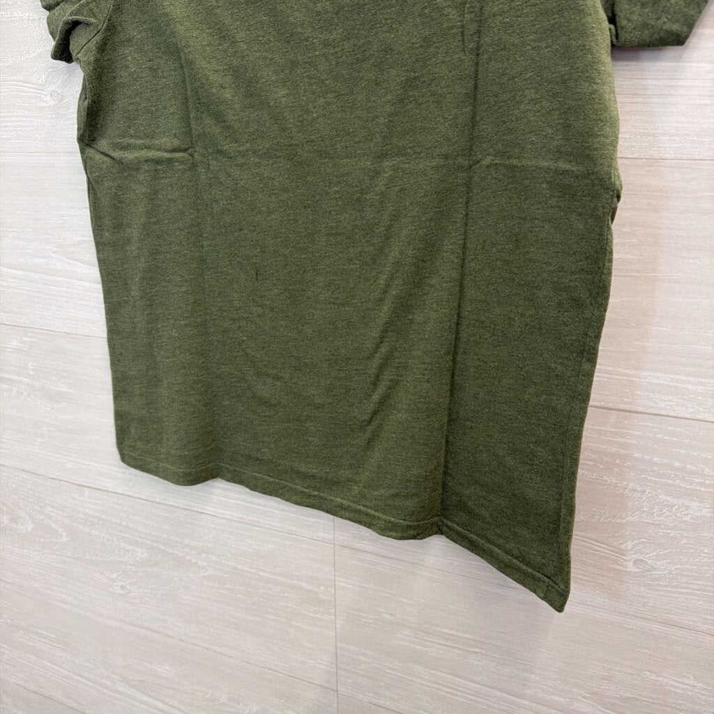 Ralph Lauren Green V Neck Short Sleeve Top Medium