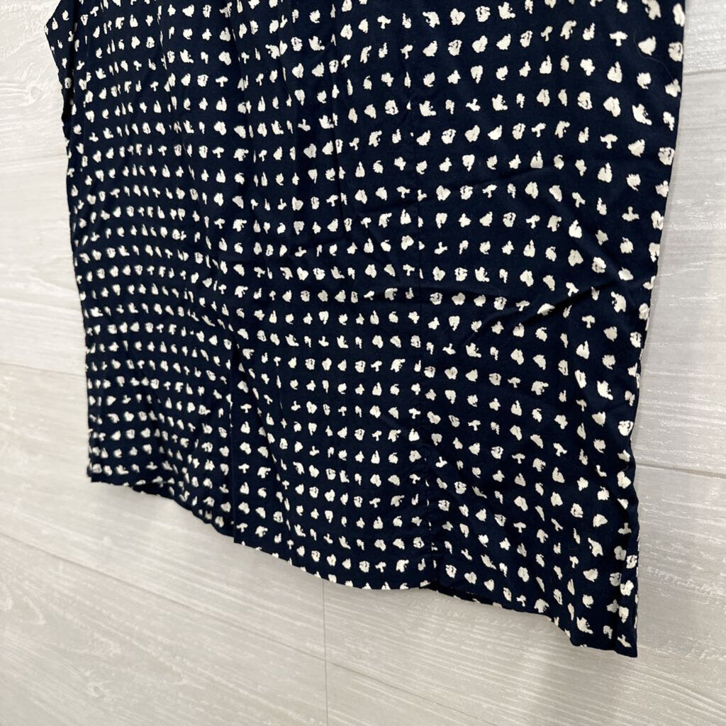 Ilyse Hart LTD Navy/ White Print Tank Top 10