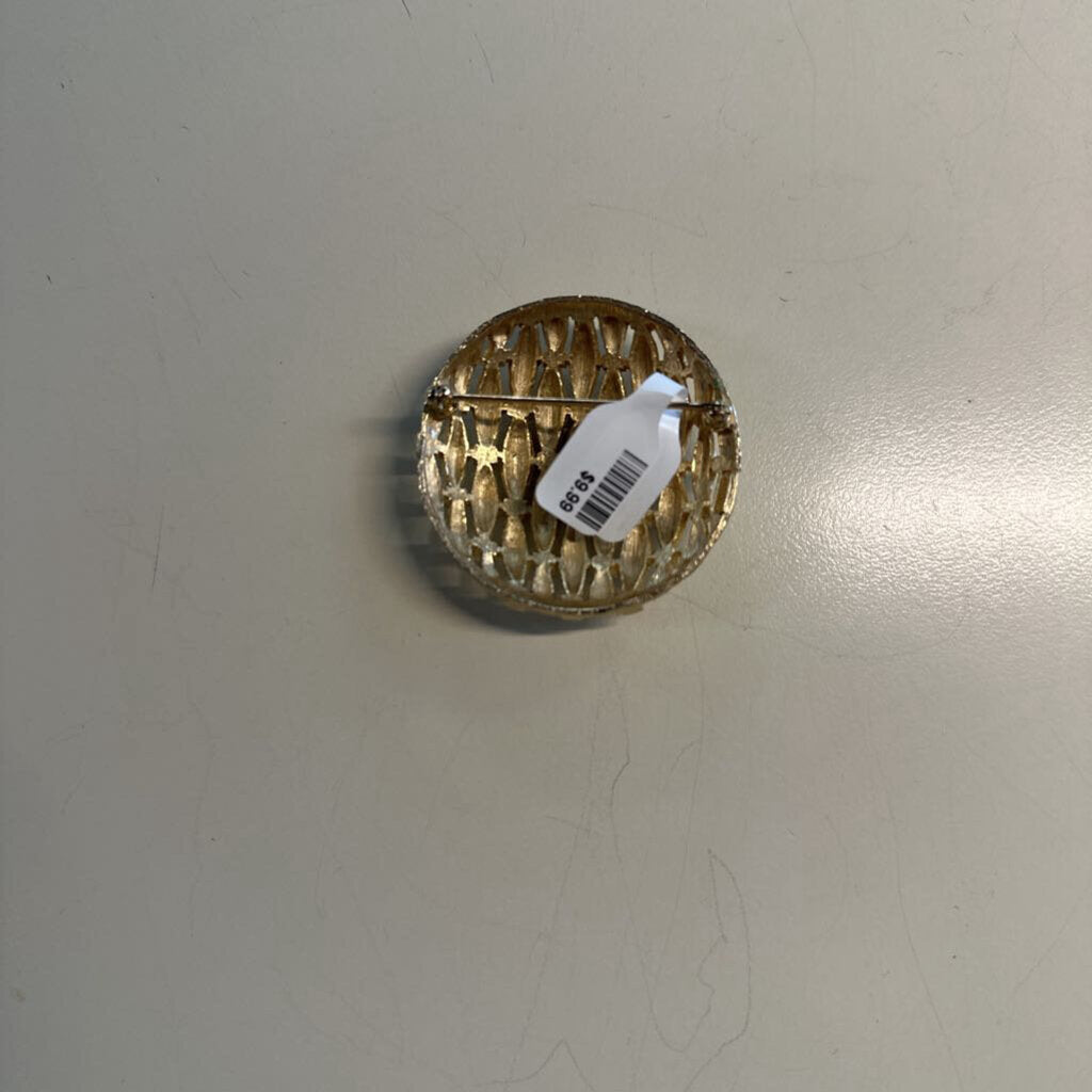 Gold Statement Pin