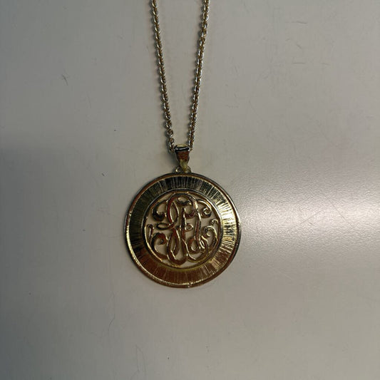 Gold Statement Medallion Necklace