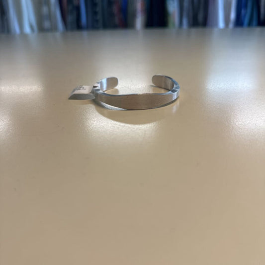 Silver Metal Cuff Bracelet