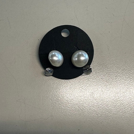 Pearl Stud Clip On Earrings
