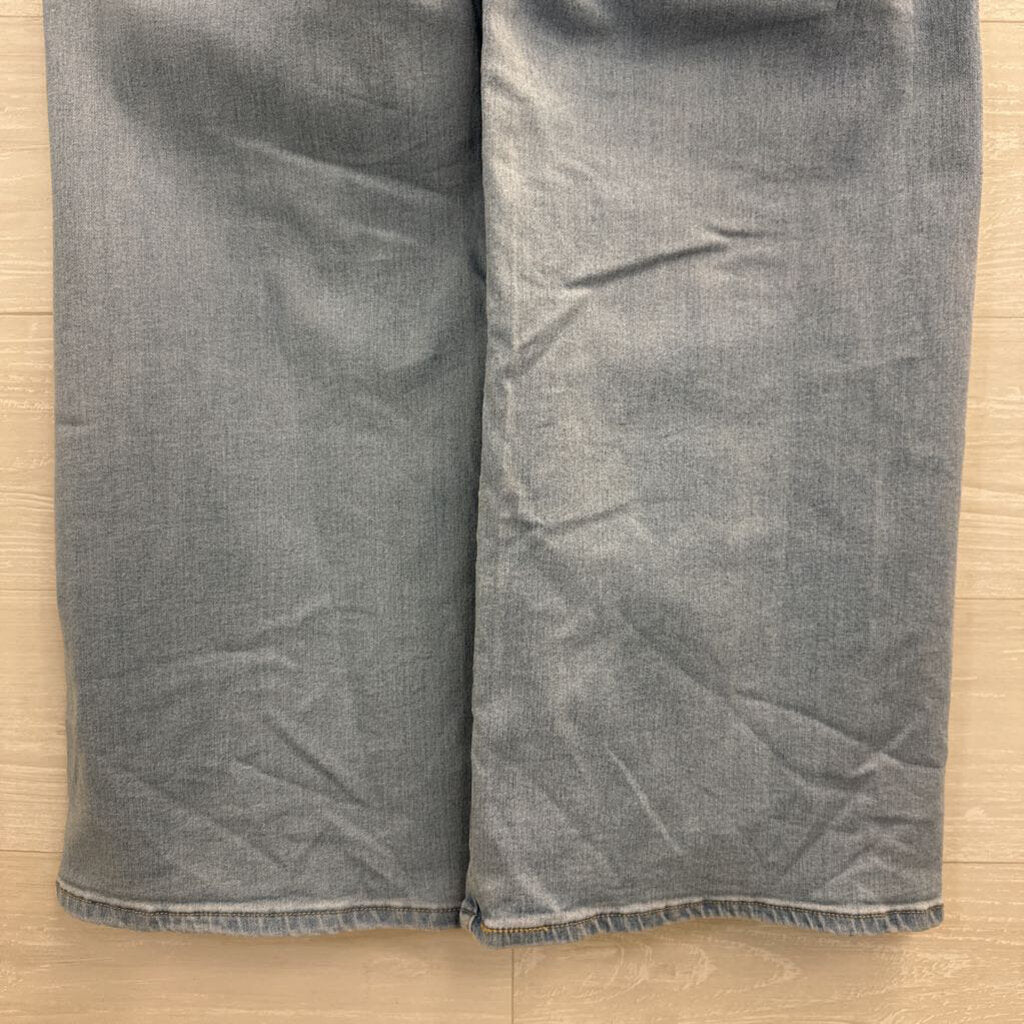 Levi Light Wash 318 Shaping Wide Leg Jeans 31