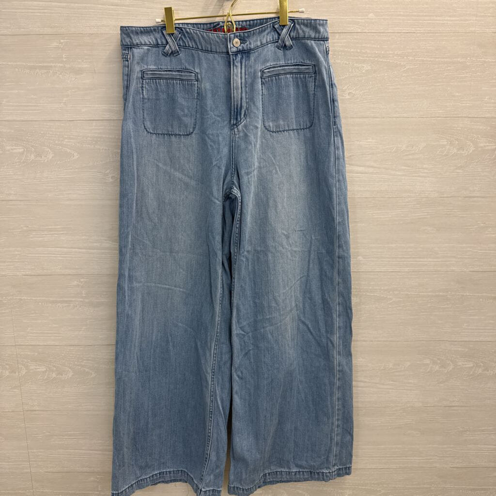 Lucky Brand Light Wash Palazzo Jeans 31