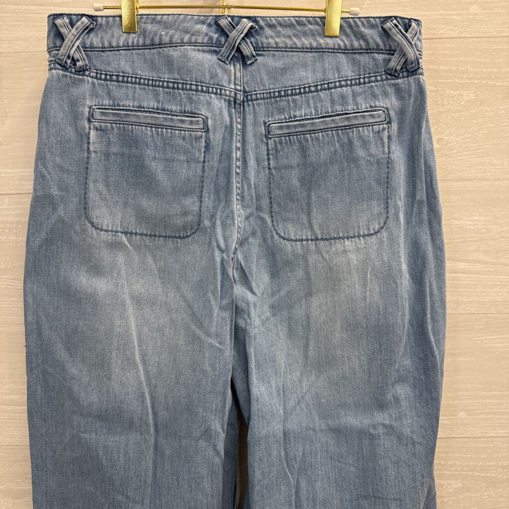 Lucky Brand Light Wash Palazzo Jeans 31
