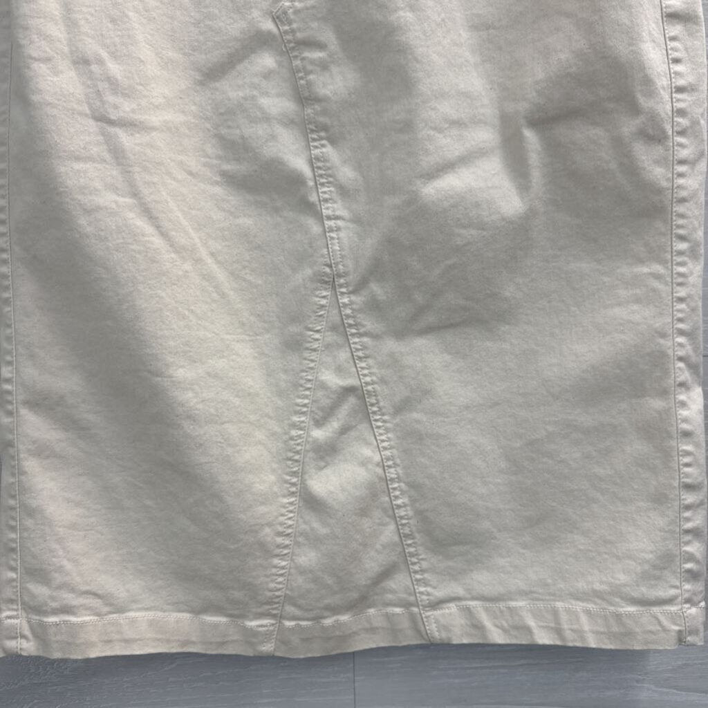 Westbound Cream Denim Midi Skirt 12