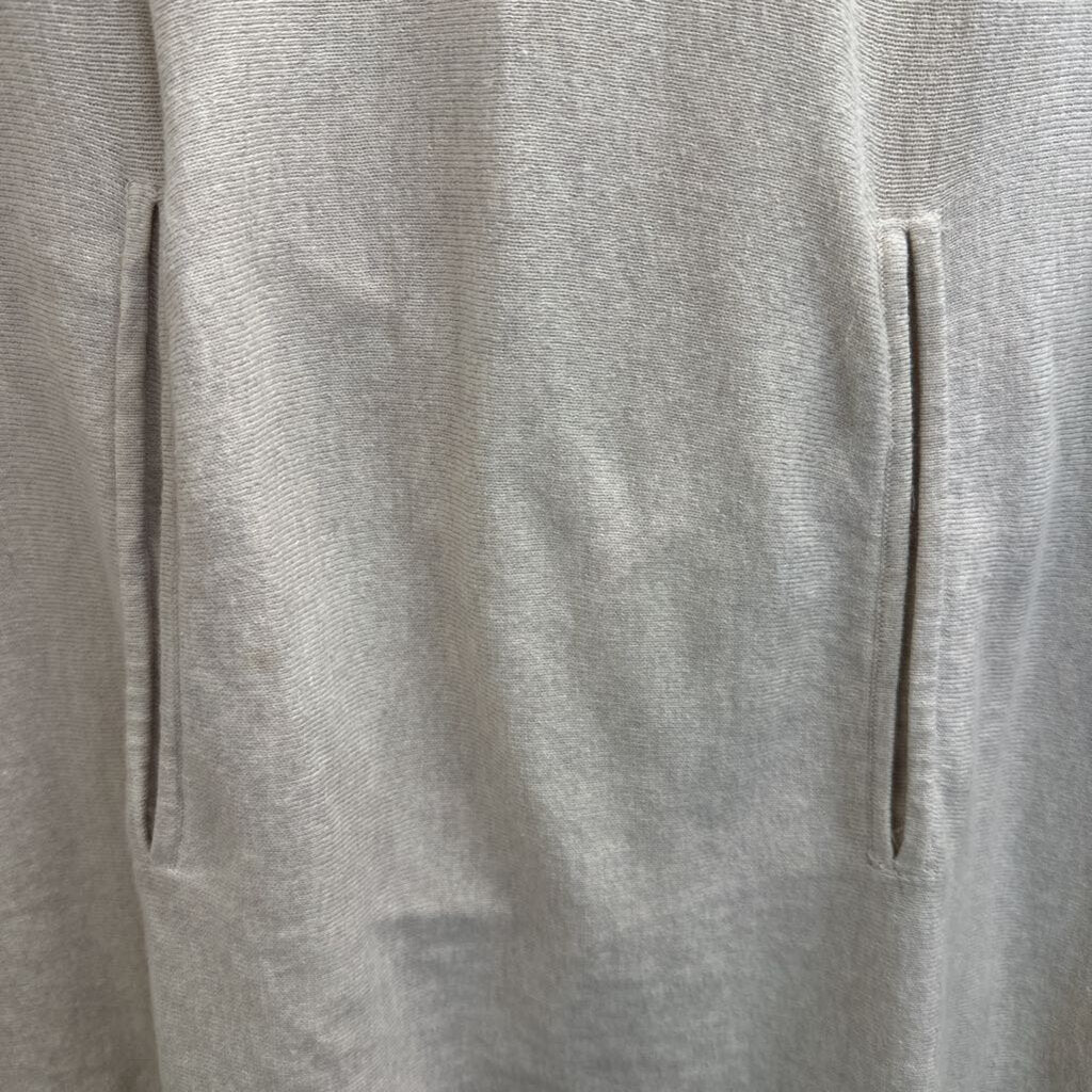 Garnet Hill Cream Knit Long Sleeve Tunic Top Small