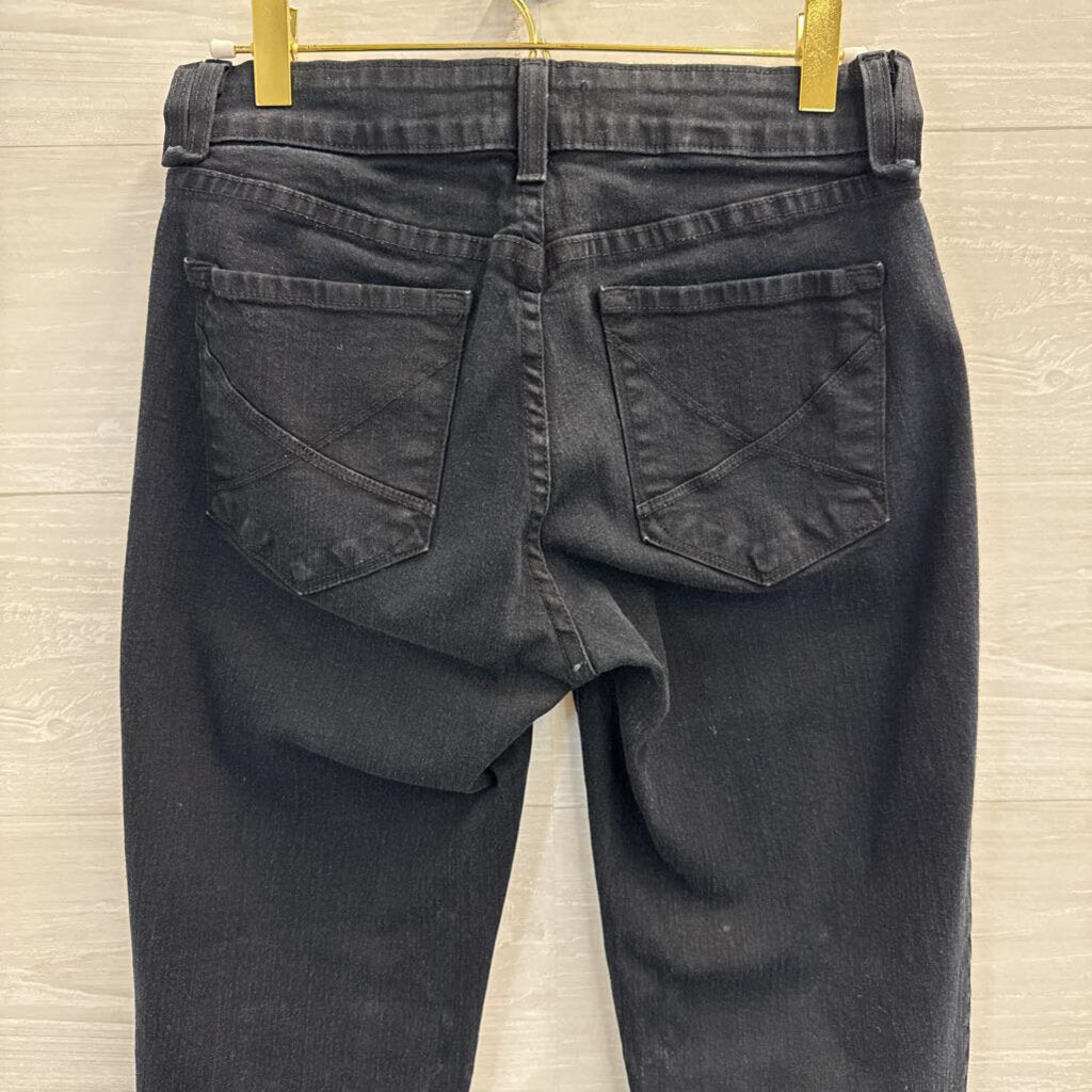 NYDJ Dark Blue Straight Leg Jeans 2 Petite