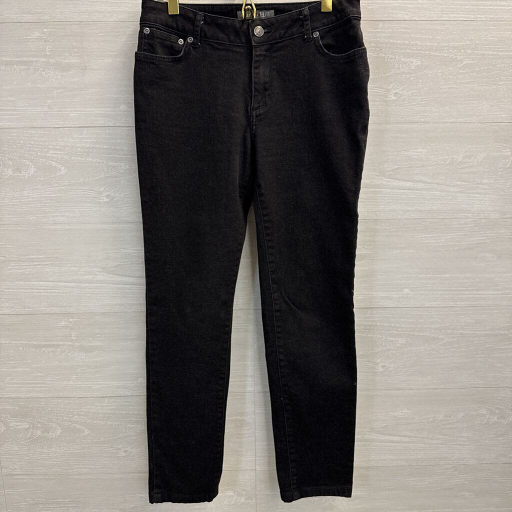 Garnet Hill Black Skinny Leg Jeans 26