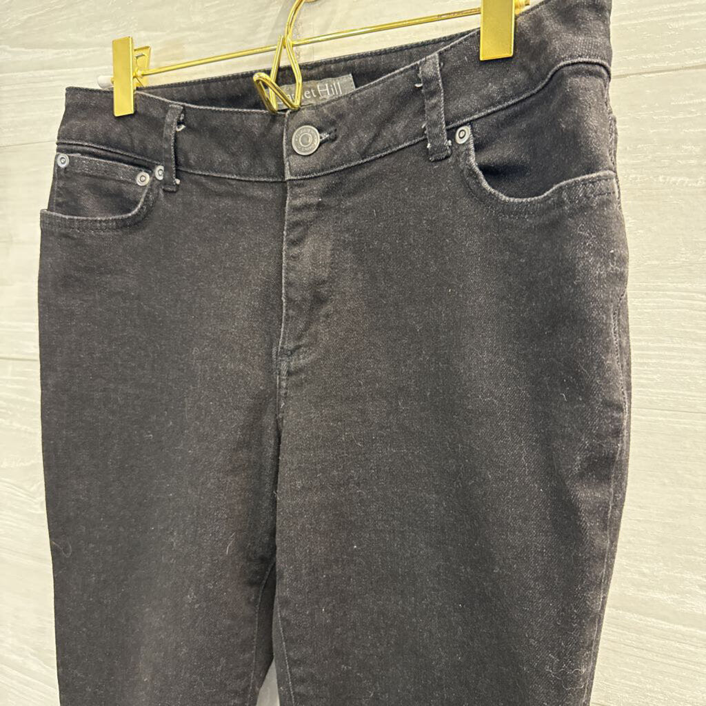 Garnet Hill Black Skinny Leg Jeans 26