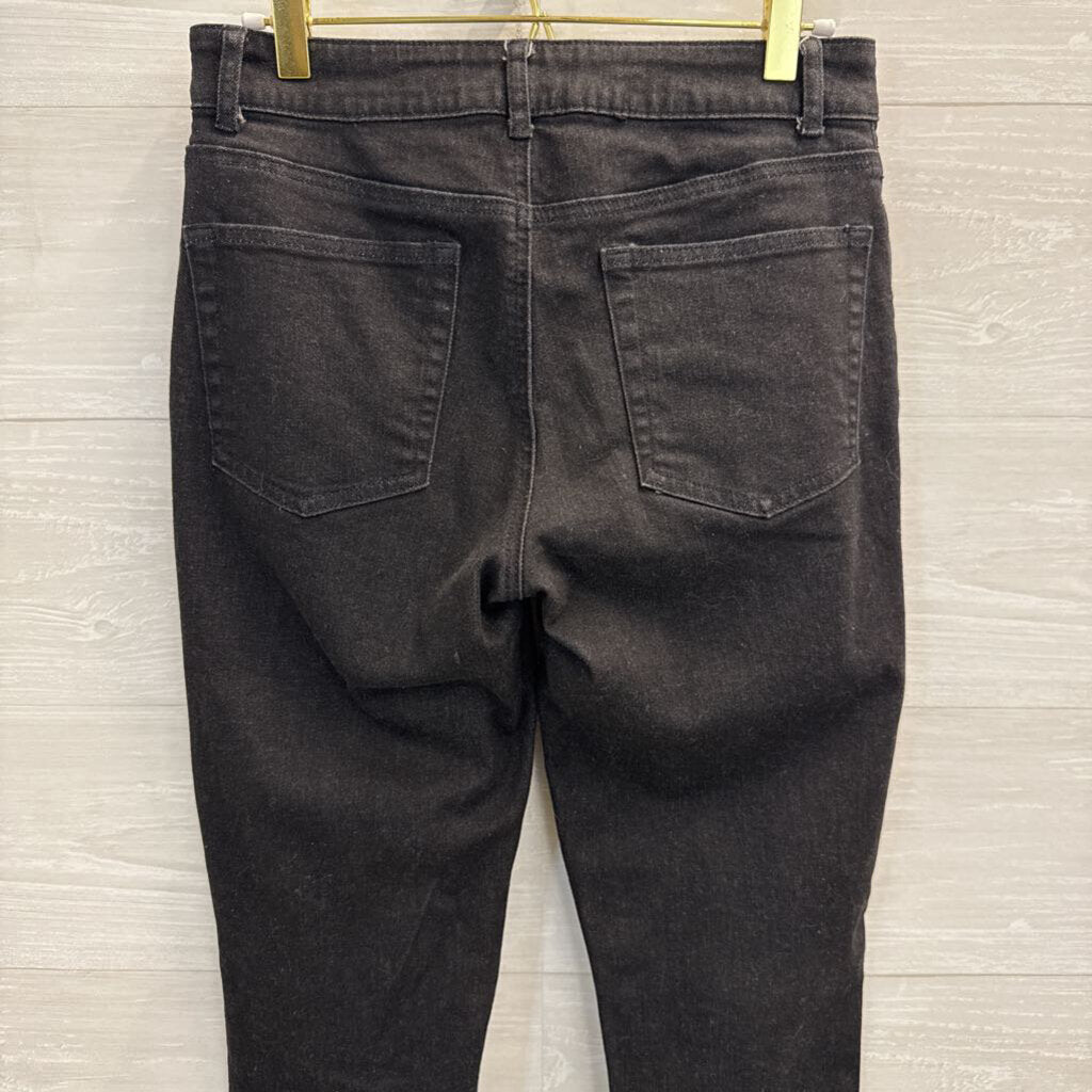 Garnet Hill Black Skinny Leg Jeans 26