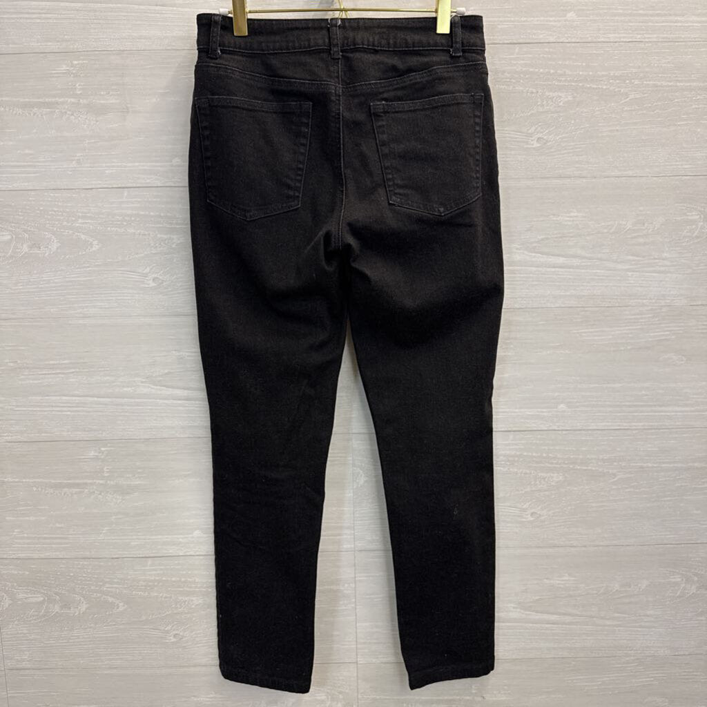 Garnet Hill Black Skinny Leg Jeans 26