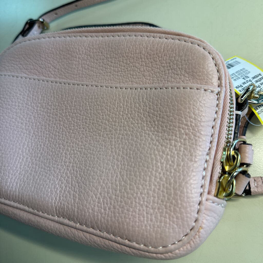 Dooney and Bourke Pink Pebbled Leather Belvedere Ambler Purse