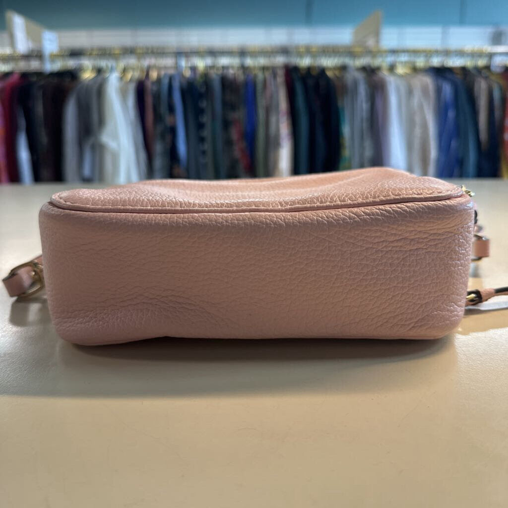 Dooney and Bourke Pink Pebbled Leather Belvedere Ambler Purse