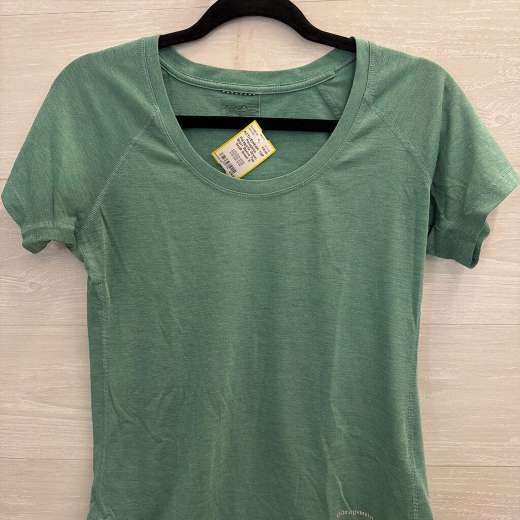 Patagonia Green Short Sleeve Top Small