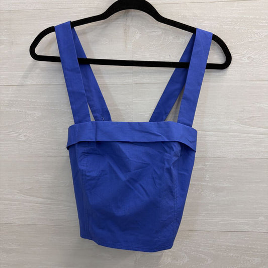 Banana Republic Blue Cropped Tank Top Small