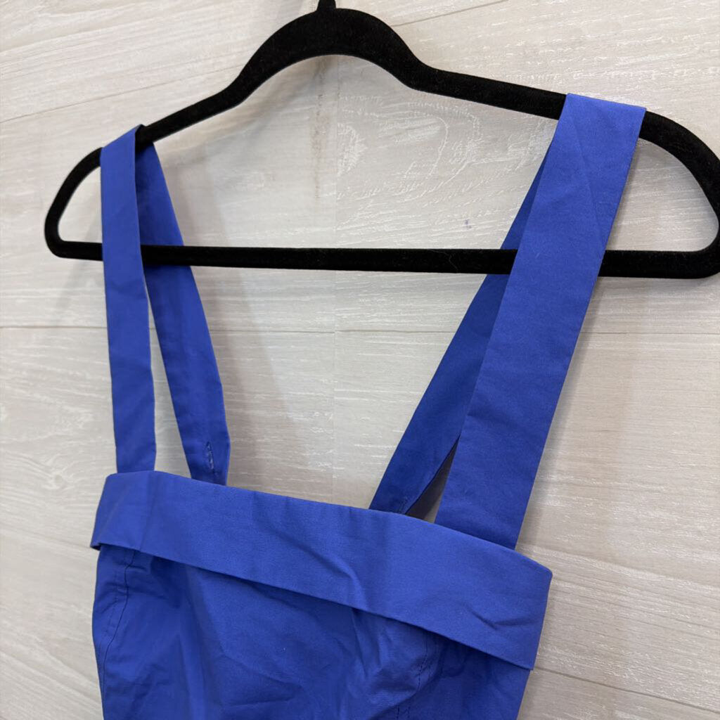 Banana Republic Blue Cropped Tank Top Small