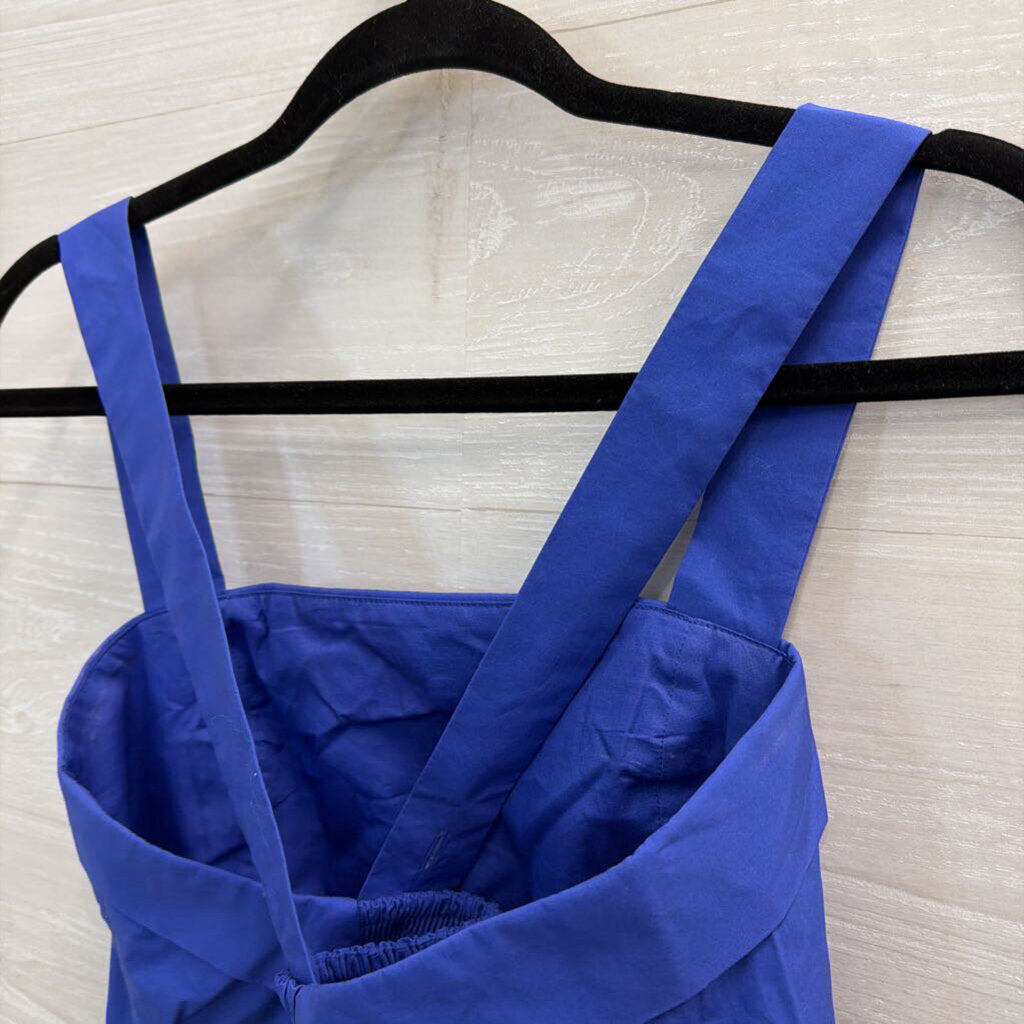 Banana Republic Blue Cropped Tank Top Small
