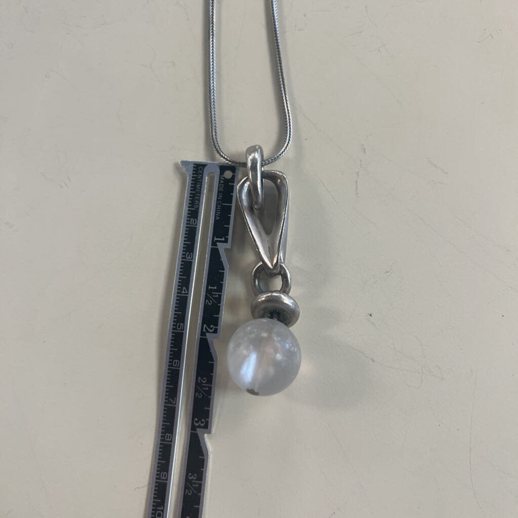 Glass Ball Long Necklace