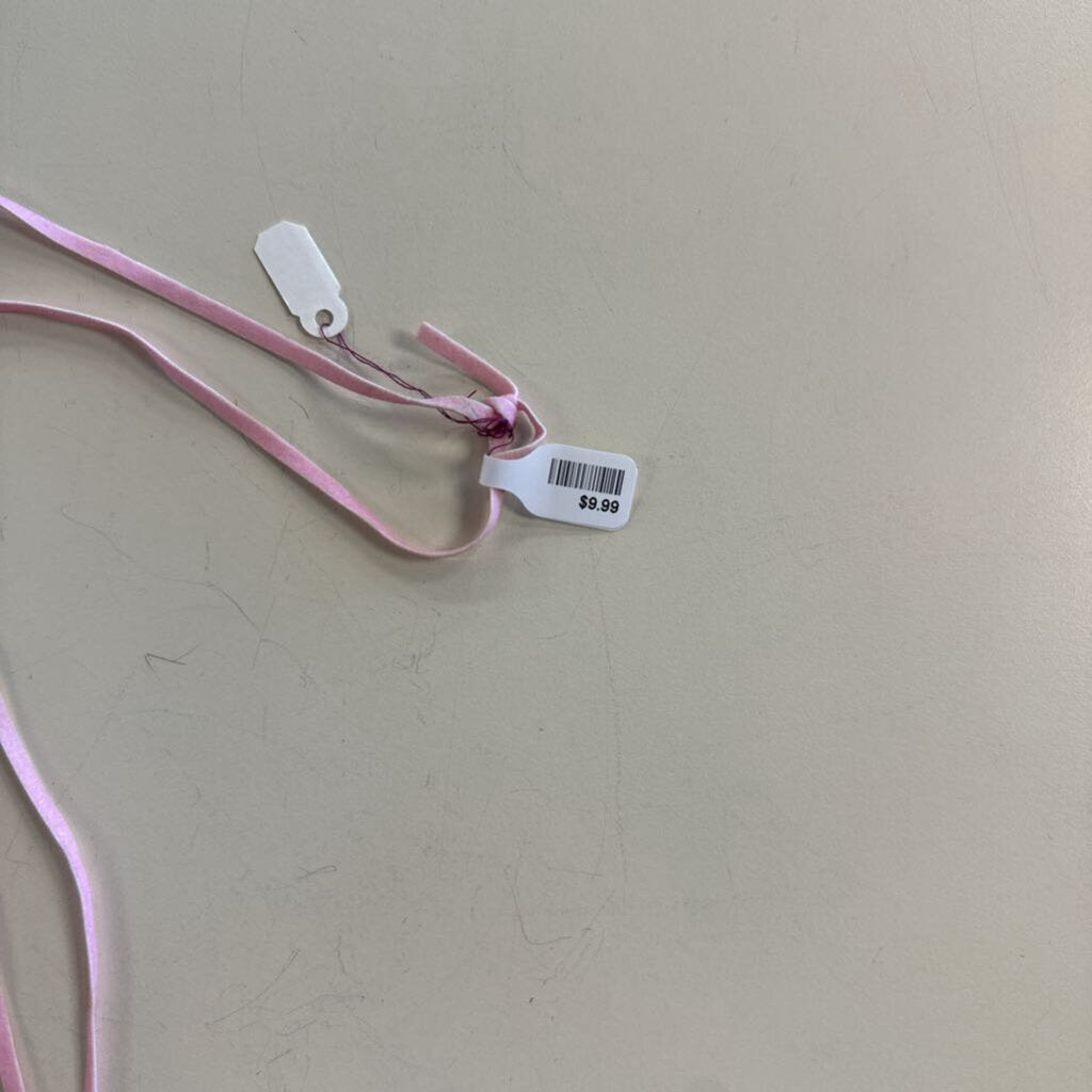 Pink Glass Pendant Necklace