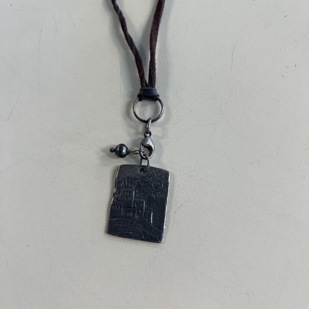 Etched City Corded Necklace