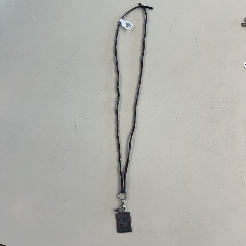 Etched City Corded Necklace