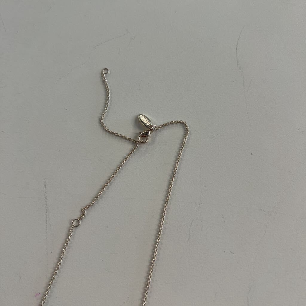Gold Toned Circle Necklace