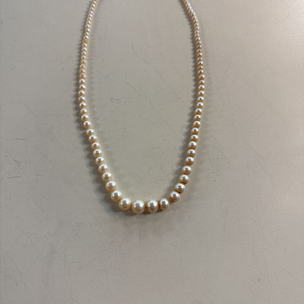 Small Pearl Strand Necklace
