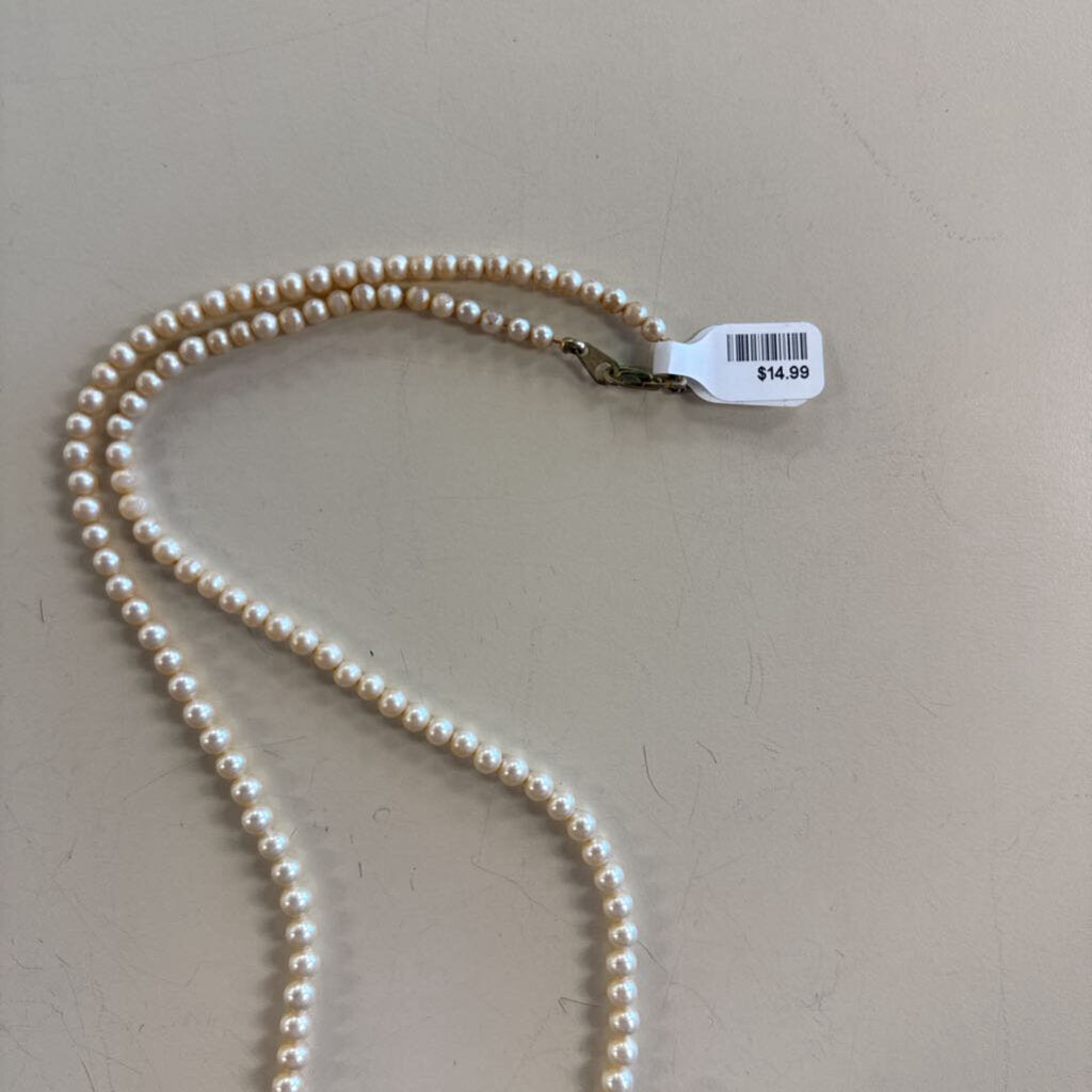 Large Pearl Strand Necklace