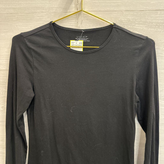 Lilla P Black Long SLeeve Top Small