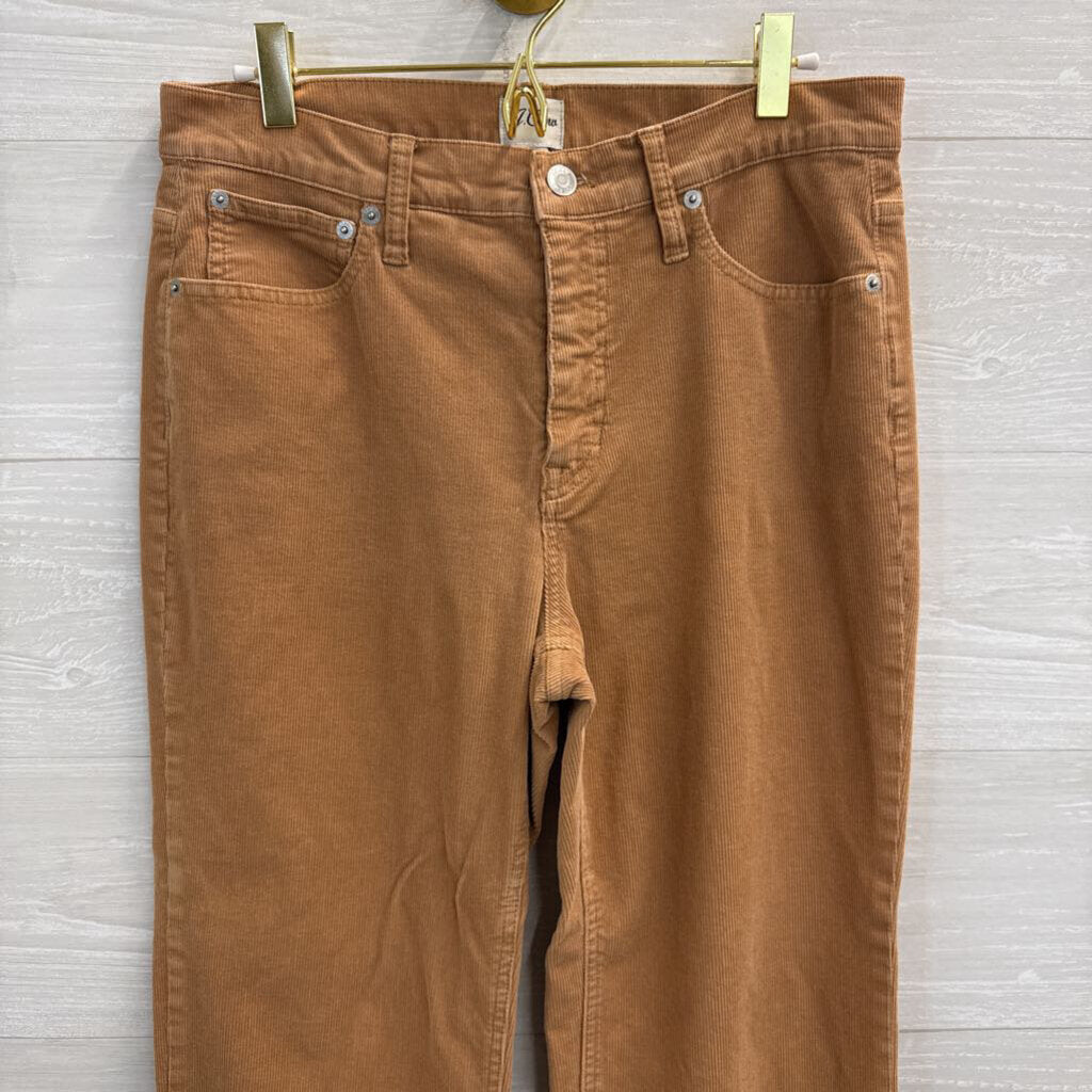 J Crew Brown Corduroy Wide Leg Pants 29