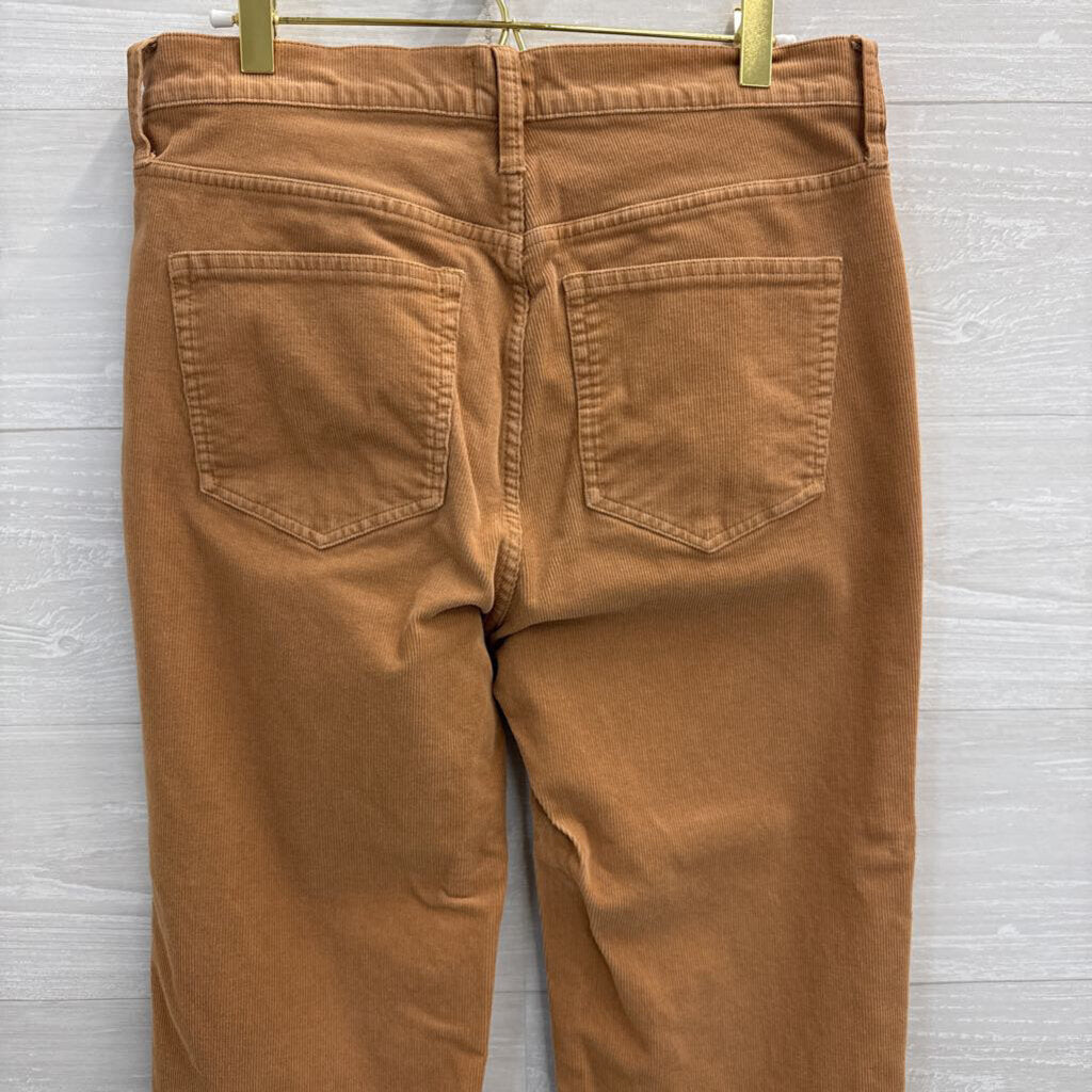 J Crew Brown Corduroy Wide Leg Pants 29