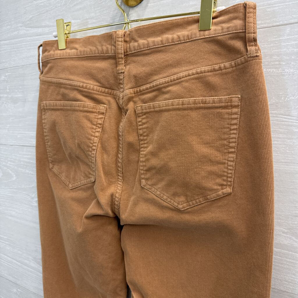 J Crew Brown Corduroy Wide Leg Pants 29