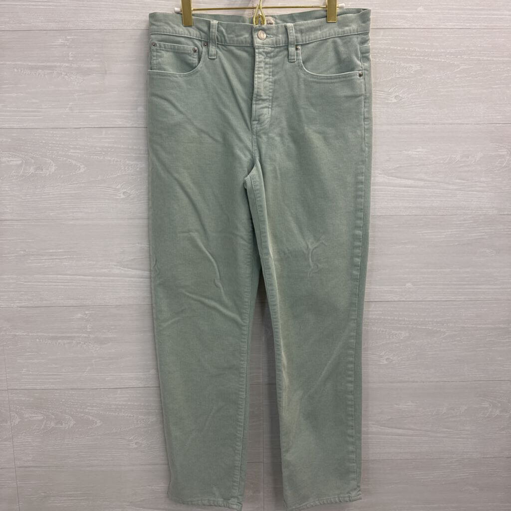 J Crew Blue Corduroy Wide Leg Pants 29
