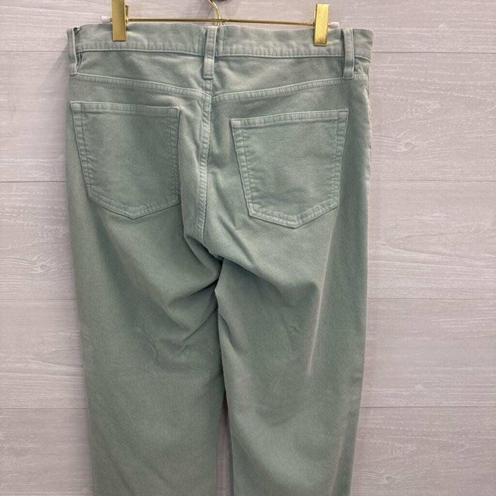 J Crew Blue Corduroy Wide Leg Pants 29