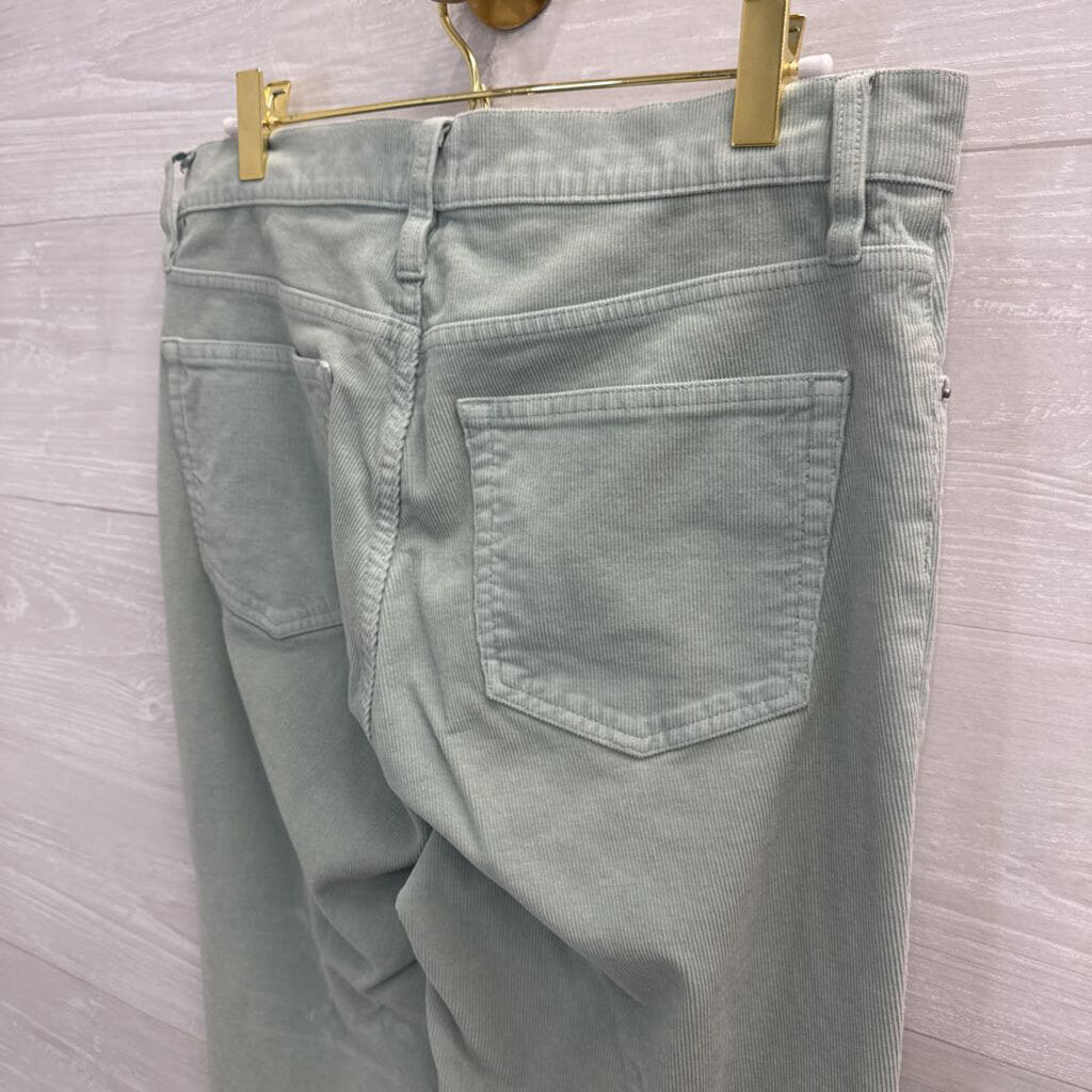J Crew Blue Corduroy Wide Leg Pants 29