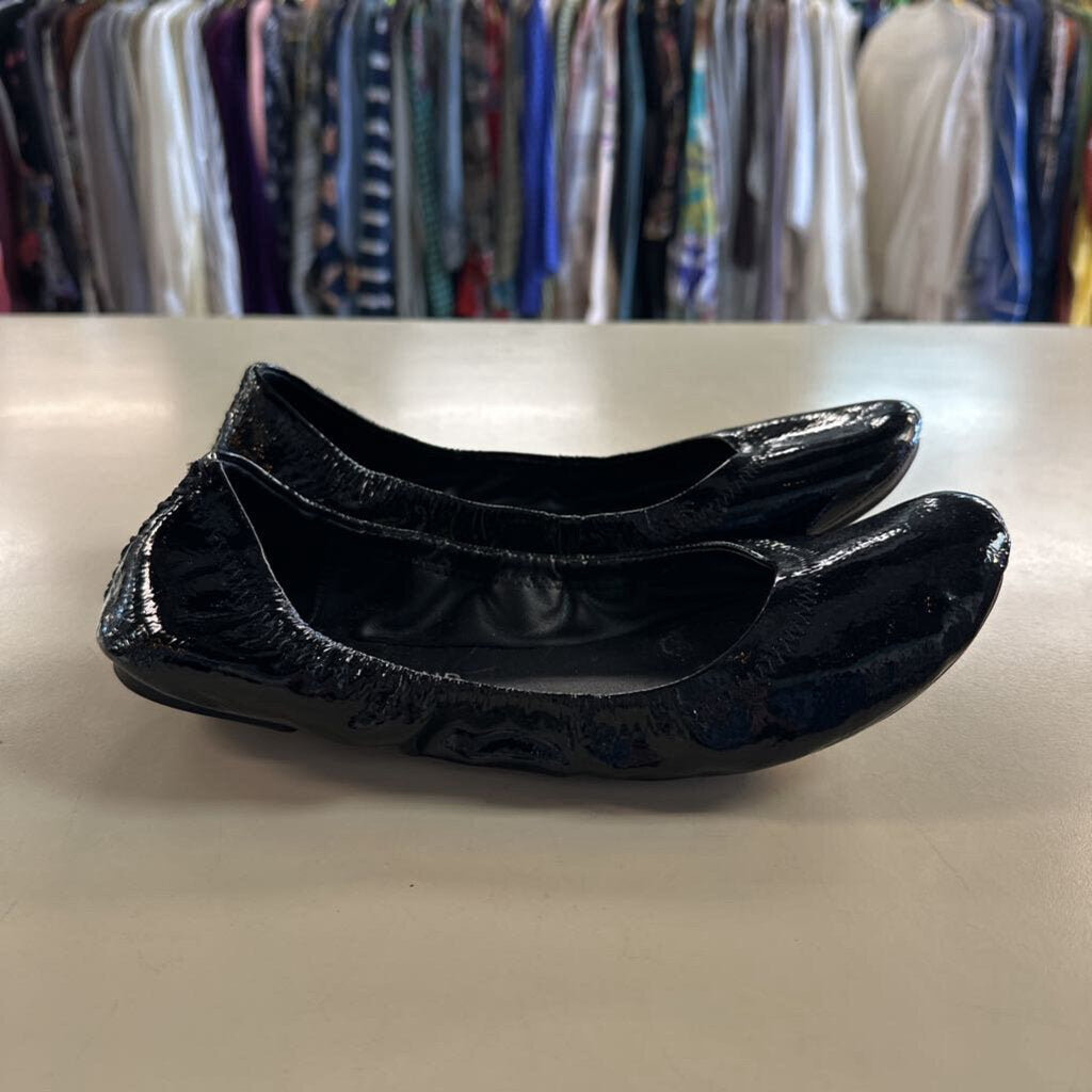 Lucky Brand Black Patent Leather Ballet Flats 8