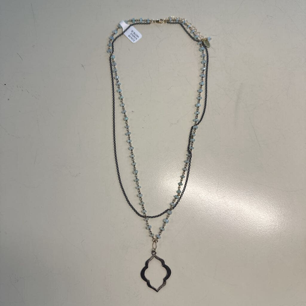 Anne Vaughan Multi Metal Layered Necklace