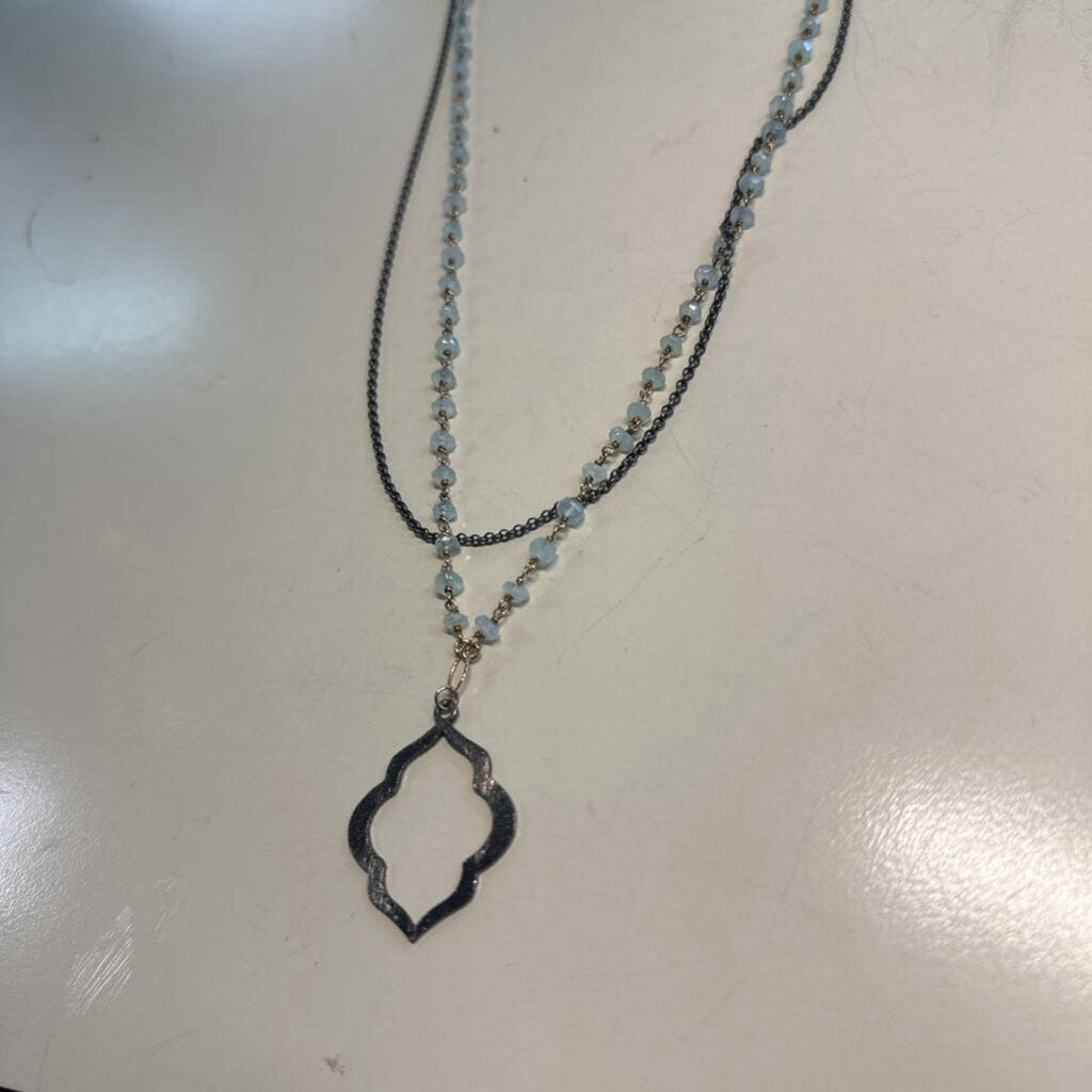 Anne Vaughan Multi Metal Layered Necklace