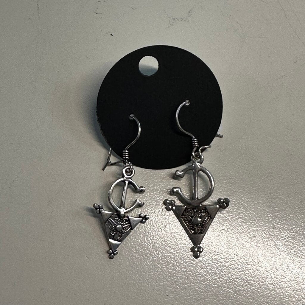 Silver Drop Earrings