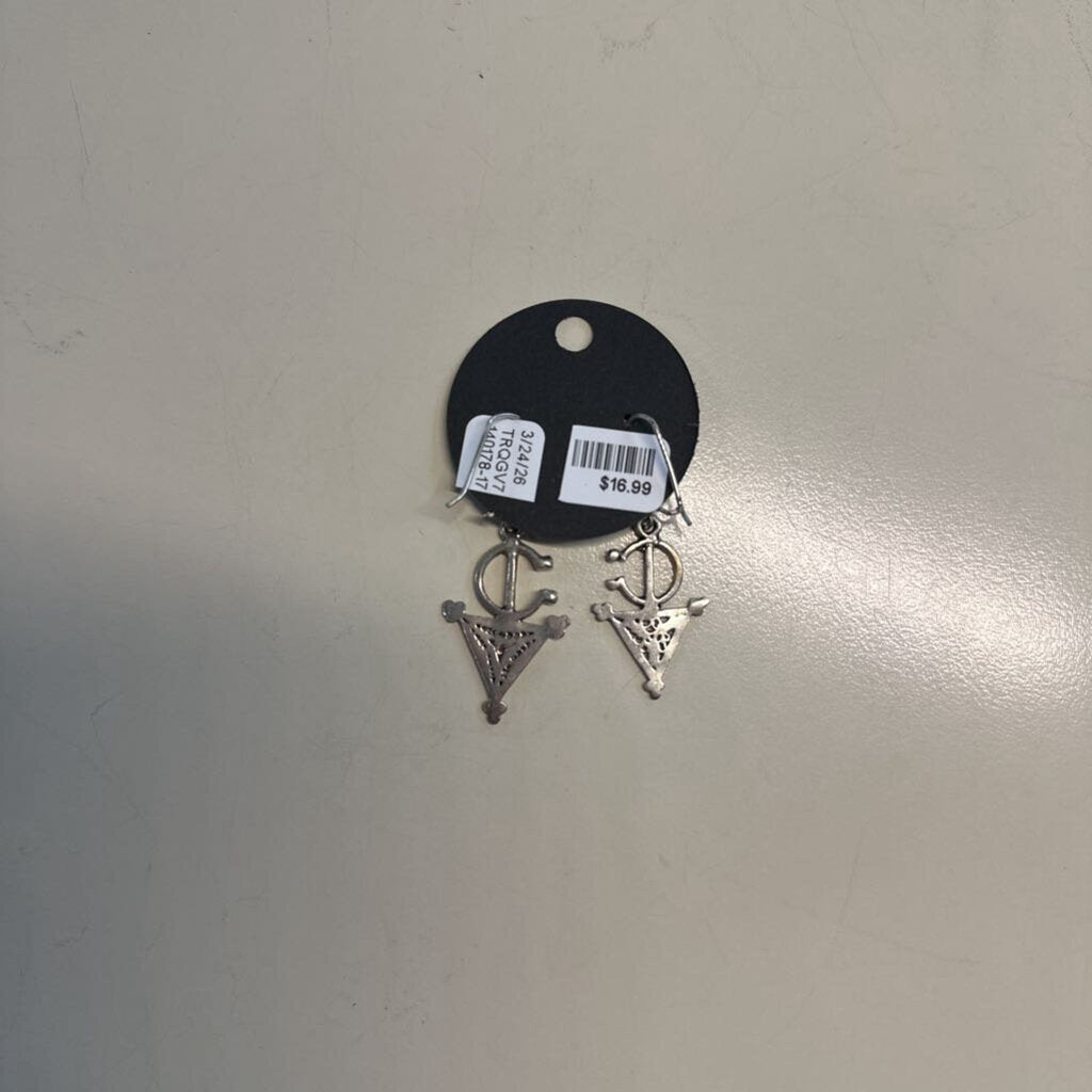 Silver Drop Earrings