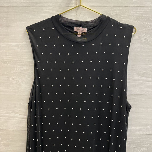 Harlow and Rose Black Pearl Studed Maxi Dress 3X