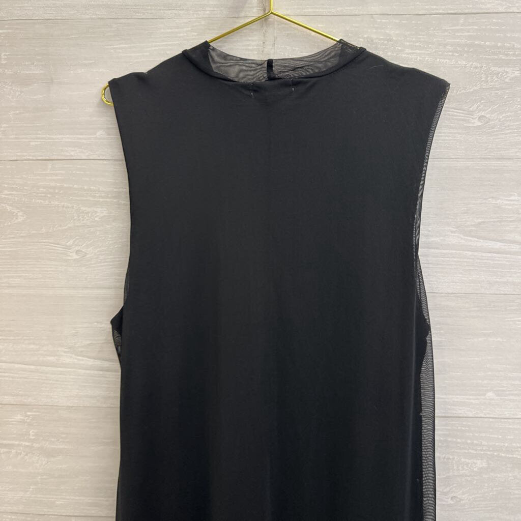 Harlow and Rose Black Pearl Studed Maxi Dress 3X