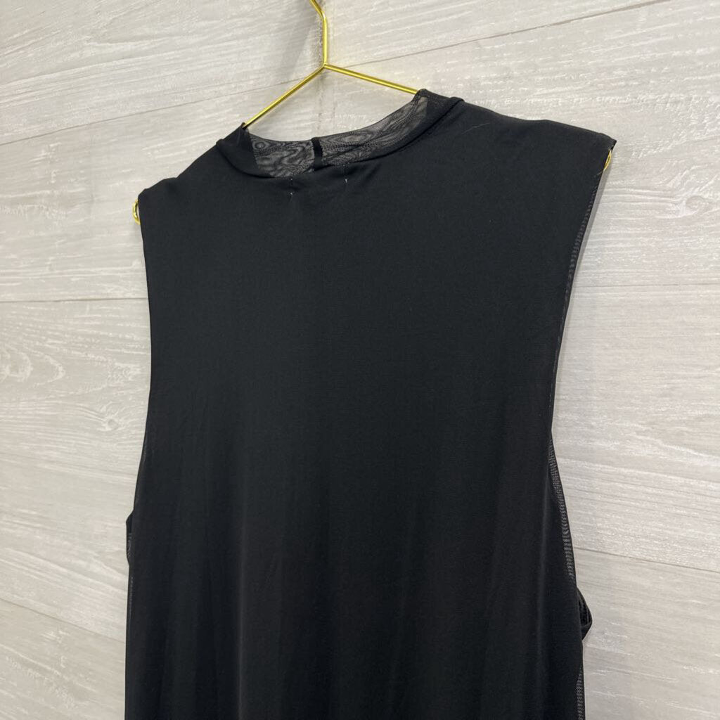 Harlow and Rose Black Pearl Studed Maxi Dress 3X