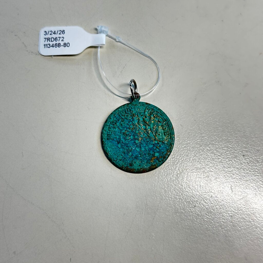Circle Copper Pendant