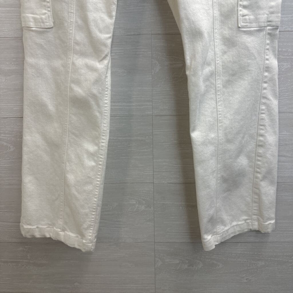 Judy Blue White Cargo Jeans 30