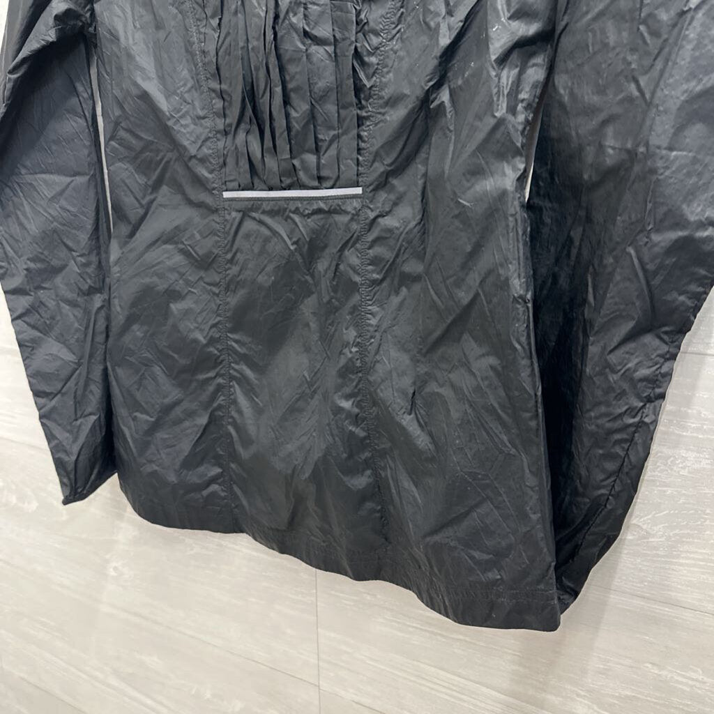 Reebok Black/ Hot Pink Zipper Zip Up Windbreaker Jacket Medium